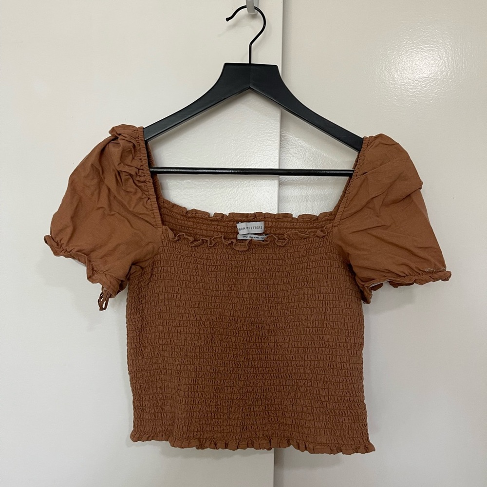 UO smocked crop top